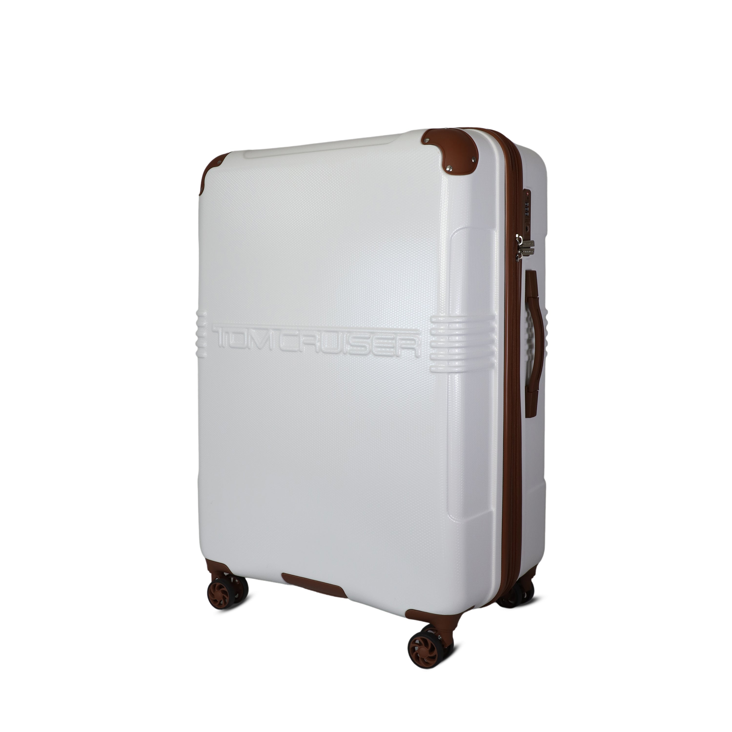 TOMCRUISER GRAND TOUR HARD TROLLEY 24 inch  WHITE