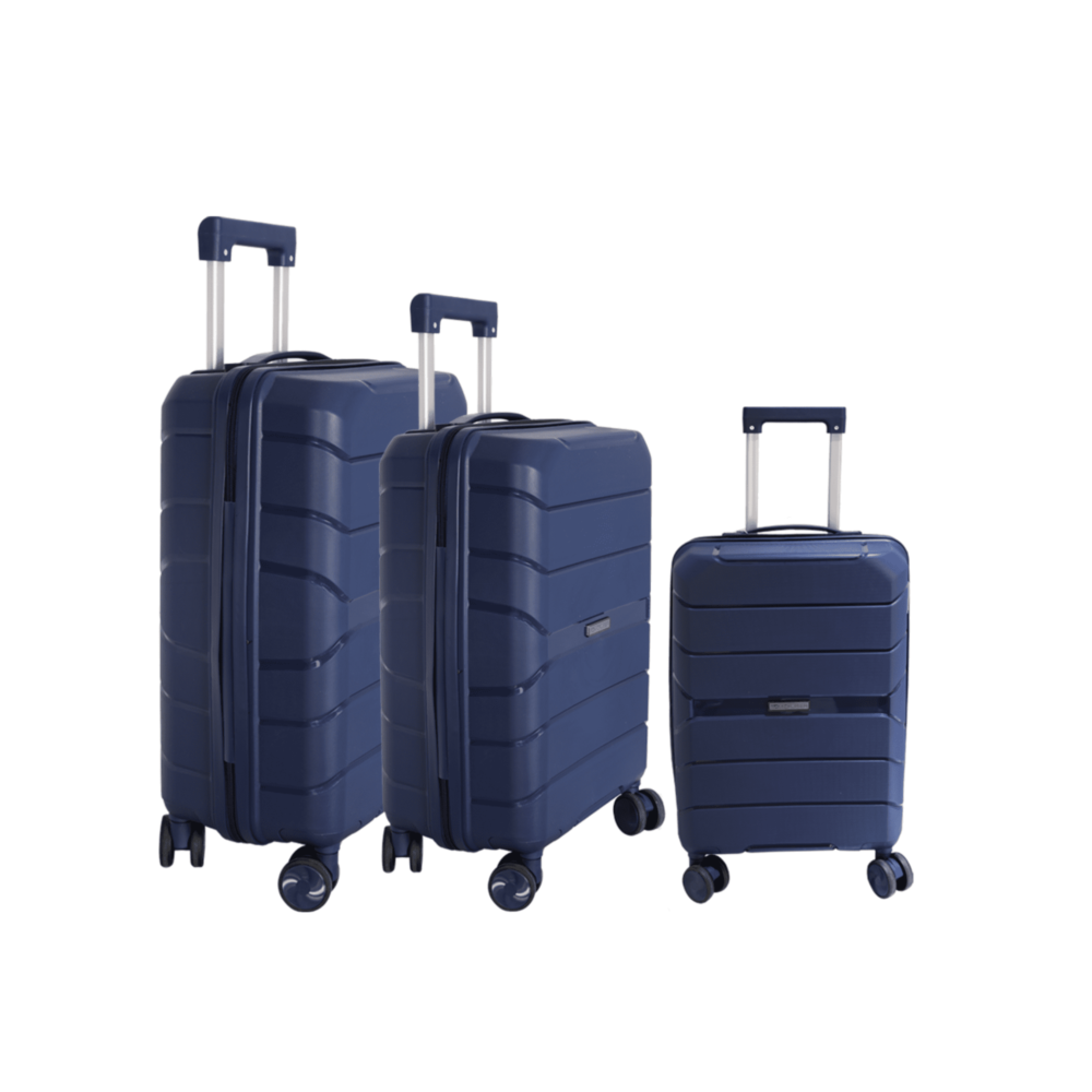 Tom Cruiser Pp Light Weight Luggage Trolley-Pp-3-6995 3Pcs Blue